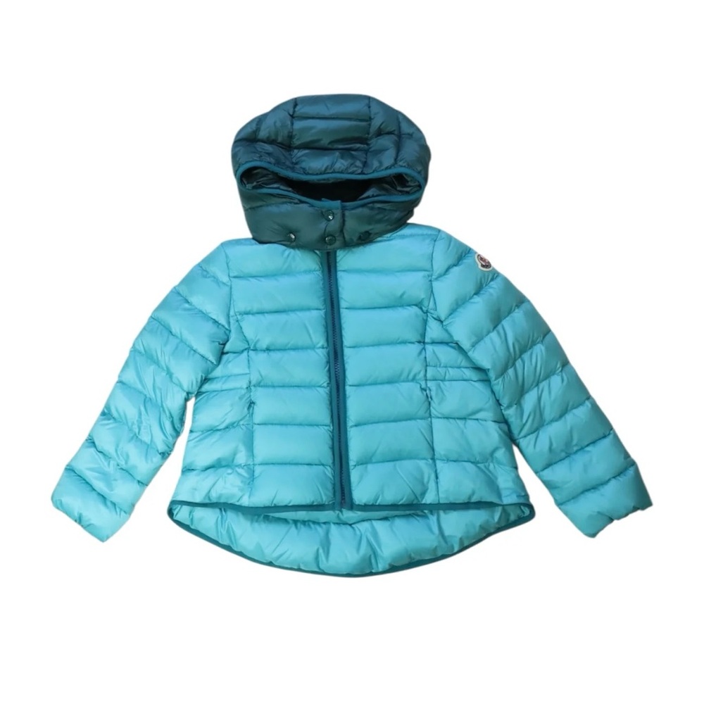 Moncler 2 Tone FINLANDE GIUBBOTTO JACKET Toddler Girl Sz 5 Authentic Dry Cleaned